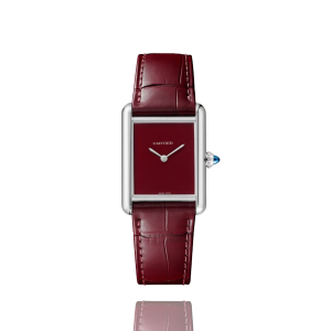 Cartier Tank Burgundy - Vendue